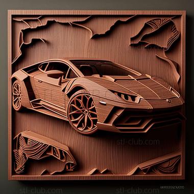3D мадэль Lamborghini Huracn (STL)